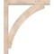 Ekena Millwork Thorton Block Smooth Bracket w/ Offset Brace, Douglas Fir, 5 1/2"W x 38"D x 44"H BKT0604X38X44THR05SDF - alternate 3
